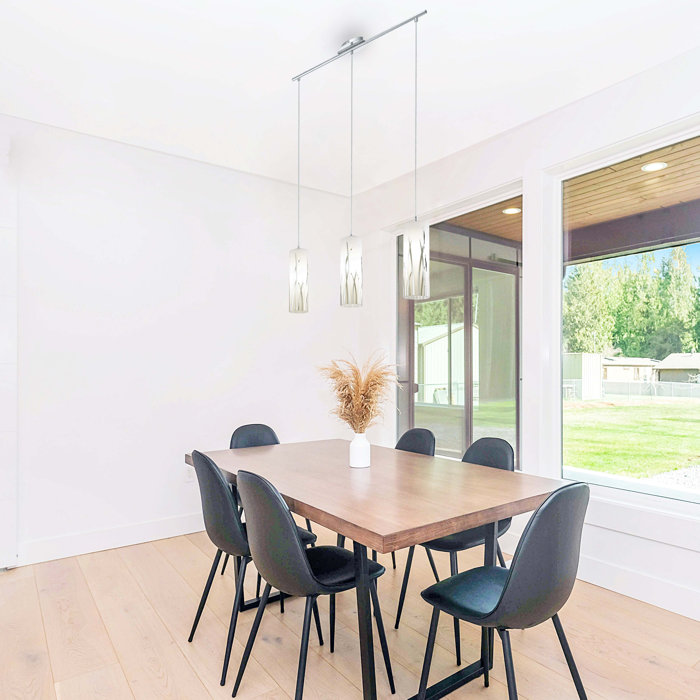 Beachcrest Home Mishti 3 Light Kitchen Island Cylinder Pendant